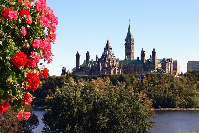 An image of Parliament Hill in Ottawa, Canada.
